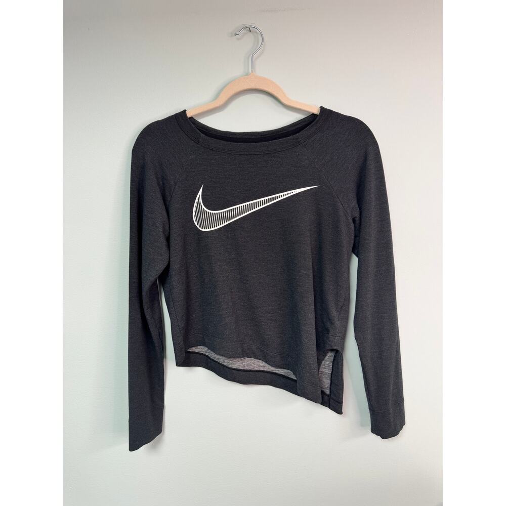 NWOT! Nike Asymmetrical Long Sleeve Top - Heathered Grey - Small